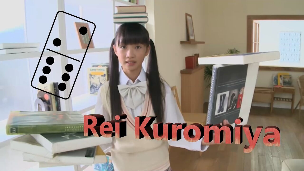 Rei Kuromiya 黒宮れい ❤️ 🀄 Domino ドミノ