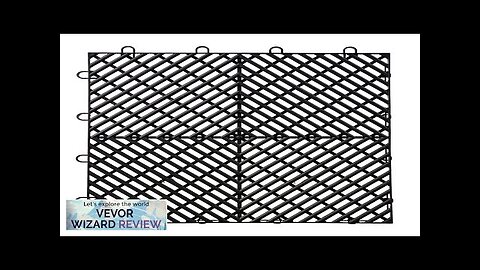 VEVOR Tiles Interlocking 55 PCS Black Drainage Tiles 12x12x0.5 Inches Deck Tiles Review