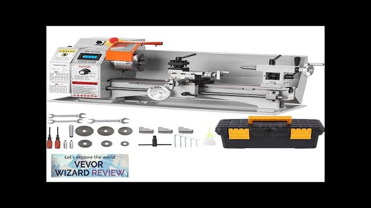 VEVOR Mini Metal Lathe Machine 7'' x 16'' 800W Precision Benchtop Power Review