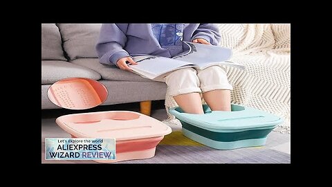 Foldable Footbath Massage Bucket Soaking Bucket Folding Basin Spa Foot Bath Bucket Review