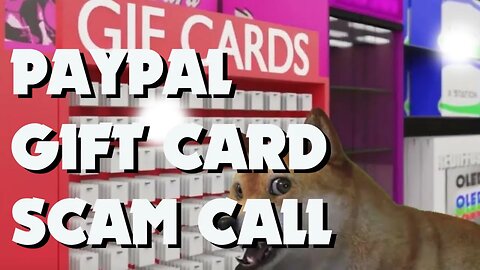 Paypal Scammer says he will pay for gift cards but won't give payment details