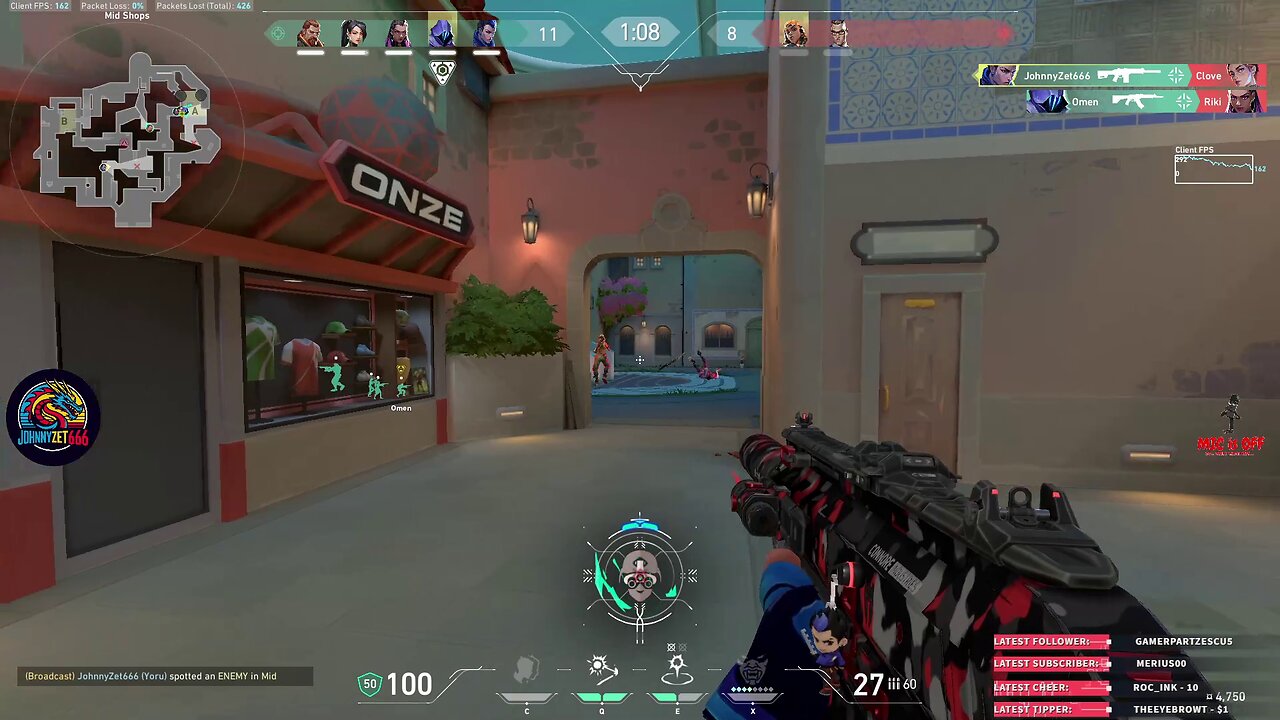 Watch your back in Valorant, or I'll ...