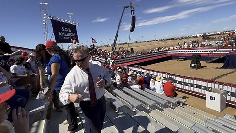 Throwback video was taken down. George Nemeh entering the Trump rally.