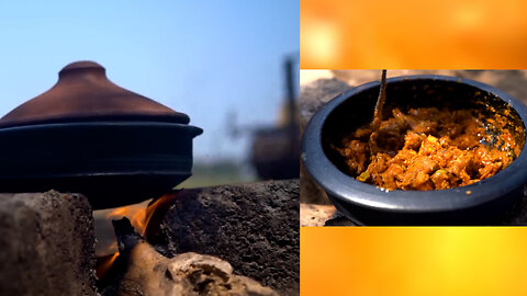 Here's a detailed recipe for Spicy Mutton Curry in English, as shown in the "Food on Farm" style: