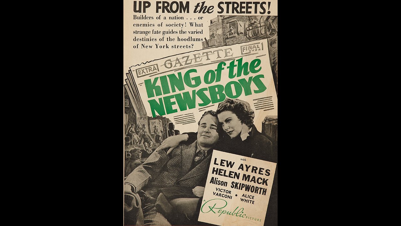 King of the Newsboys (1938) | Directed by Bernard Vorhaus