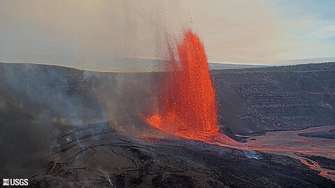 LIVE - Kīlauea volcano, Hawaii (west Halemaʻumaʻu crater)