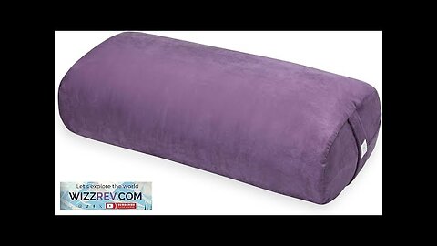 Gaiam Yoga Bolster Long Rectangular Meditation Pillow Supportive Cushion Review