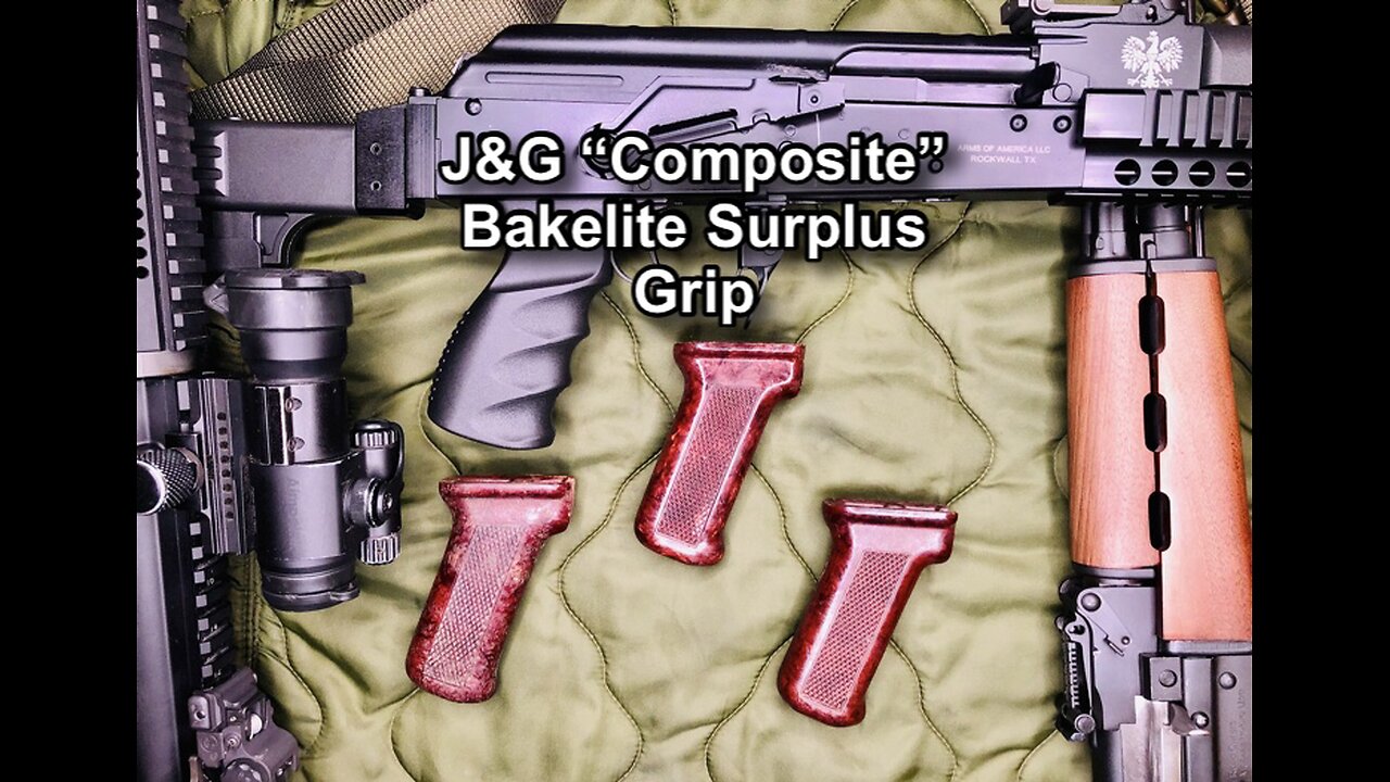 J&G “Composite” Bakelite Surplus Grip