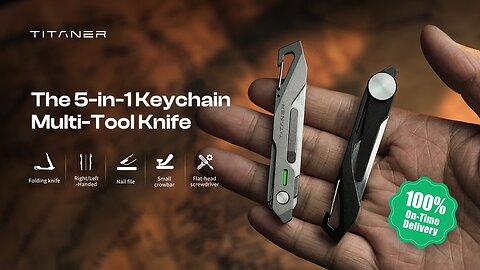 Titaner Shrike The 5-in-1 Keychain Multi-Tool Knife by Yan Paing Oo