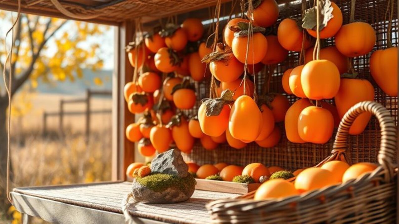 Golden Persimmon Season 🍂 Sweet & Traditional Dried Persimmons!