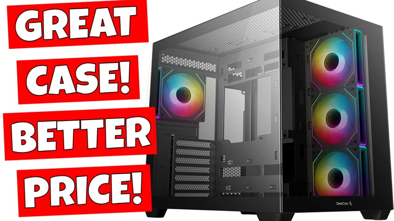Deepcool CG530 4F Dual Chamber Show Case Better Than Antec C5