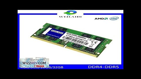 DDR4 DDR5 Laptop RAM 4GB 8GB 16GB 24GB 32GB 48GB PC4 2133 Review