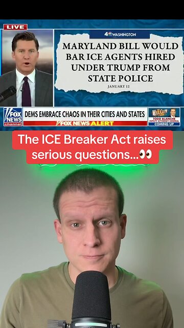 The ICE Breaker Act in Maryland raises serious questions… 👀