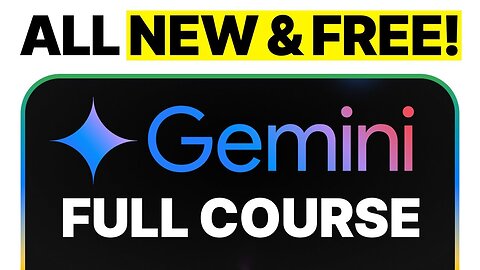 Google Gemini FULL COURSE 1 HOUR (Build & Automate Anything)