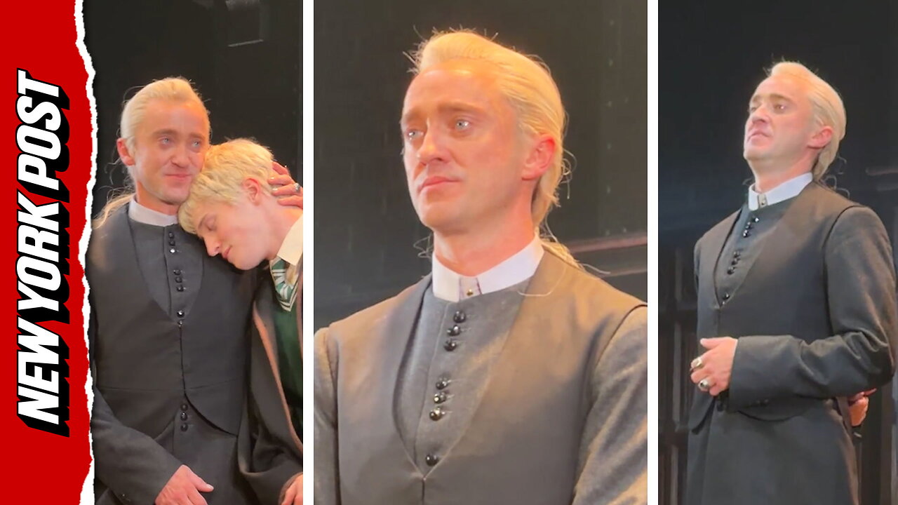 Tom Felton receives huge standing ovation for his Broadway debut in Harry Potter and the Cursed Child