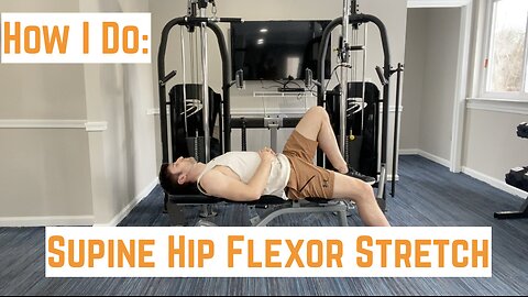 Supine Hip Flexor Stretch