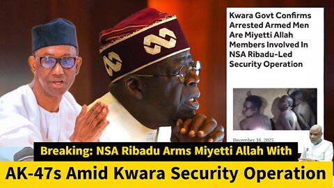 Breaking News: NSA Ribadu Armed Bororo Fulanis, Miyetti Allah Wing With AK-47 Rifles #revolutionnow