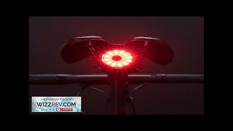 ROCKBROS 100LM Bike Tail Light Brake Sensing Rear Lights 7 Modes USB Review