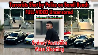 Bondi Beach Shooting - Sydney Australia - December 14, 2025 - Full Video Stabilized