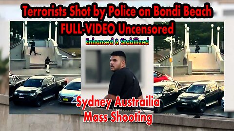 Bondi Beach Shooting - Sydney Australia - December 14, 2025 - Full Video Stabilized