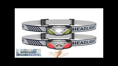 Portable USB Rechargeable Headlamp 11 Modes Lightweight Headlight Waterproof Flashlight Review