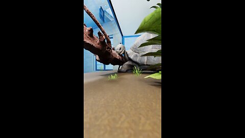 The Tortoise That Got A 3D Printed Wheel 😮