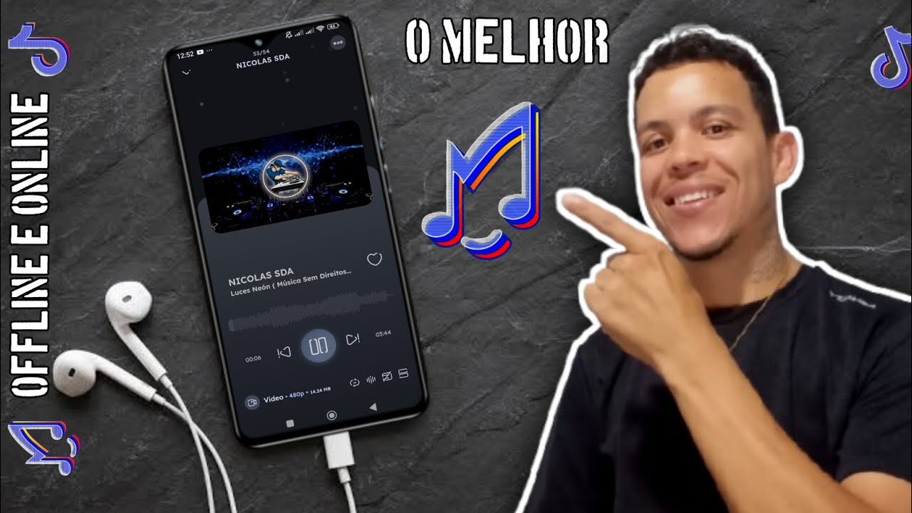 O MELHOR PLAYER de MÚSICAS – ONLINE e OFFLINE! 🎵🔥