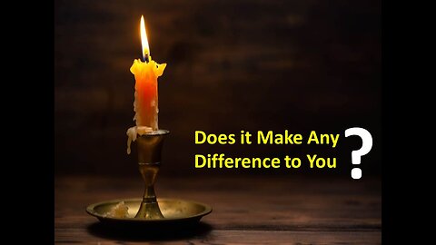 Does it Make any Difference to You?