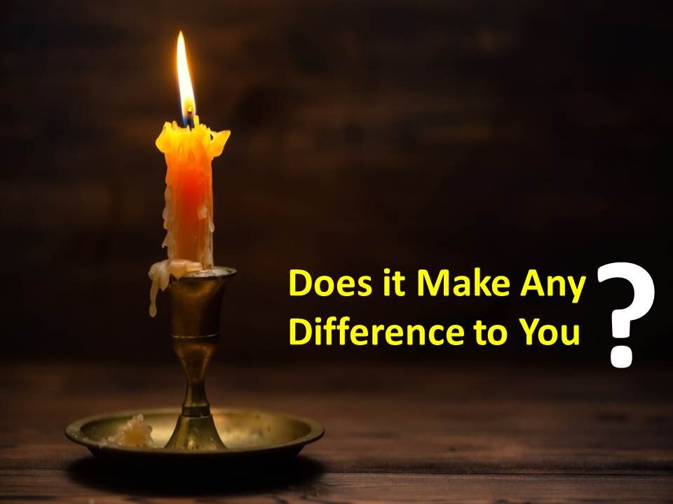 Does it Make any Difference to You?