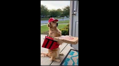 📦🐶 “Delivery Dog vs The Chaos: Who Will Win?! 😂”