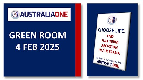 AustraliaOne Party - The Green Room (4 February 2025 - 8:00pm AEDT)