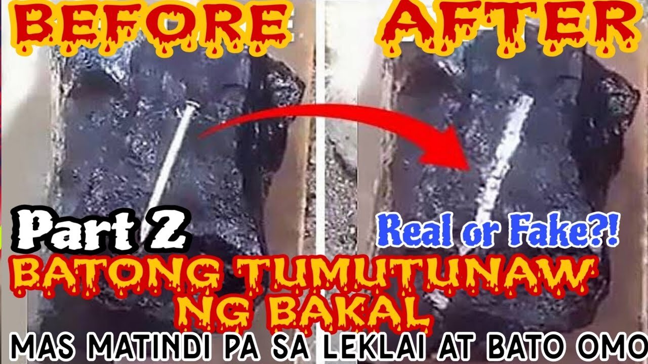 PART 2 : BATONG TUMUTUNAW NG BAKAL : MAS MATINDI PA SA LEKLAI AT BATO OMO : AGIMAT TESTING : KMJS KB