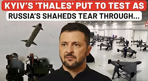 Ukraine's 'Thales' Fails To Blunt Russia’s Unstoppable Drone Swarm? Zelensky's Defenses Struggle