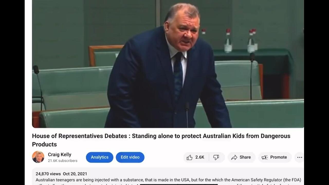 FDA has admited covid shots killed healthy children: Australian kids still being shot up