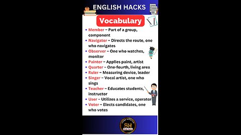 Daily use Important vocabulary words for exam 2025 53 #studyhacks123 #vocabulary #english #shorts