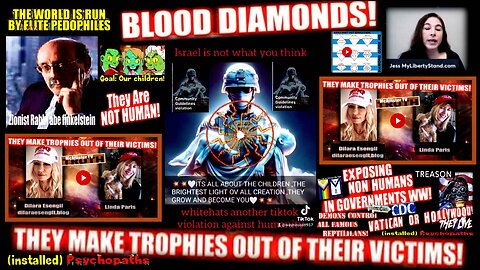Israel is not what you think! - Blood Diamonds! - They Make Trophies Out of Their Victims!