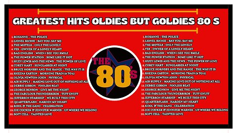 Golden Oldies Greatest Hits Of 80s - 80s Music Hits - Best Old Songs Of All Time