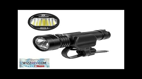 Lumintop B01 900LM 216m USB Rechargeable Bike Light Anti Glare Bicycle Headlight Review