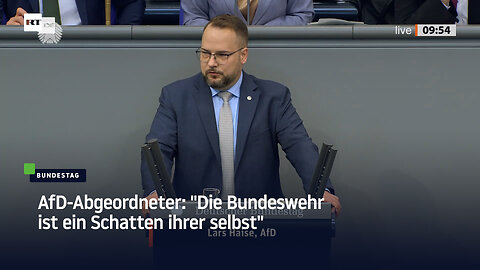 AfD-Abgeordneter: "Die Bundeswehr ist ein Schatten ihrer selbst"