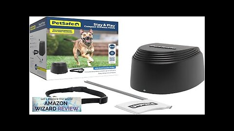 PetSafe Stay & Play Compact Wireless Dog Fence, Easy Rechargeable Battery, Secure Review