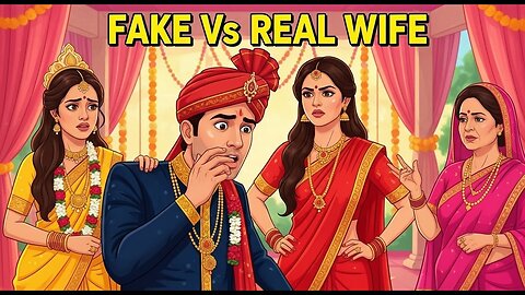 Real And Fake Wife Stories | Learn English | Moral Hut |
