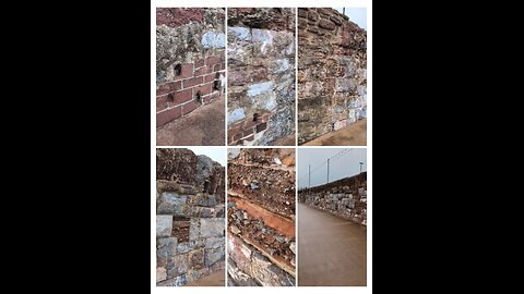 Torquay sea wall is like a patchwork quilt