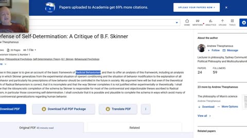 B.F Skinner, Radical Behaviorism and Trash Dog Science - Preview