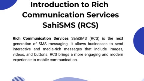 RCS Message Service The Future of Business Communication