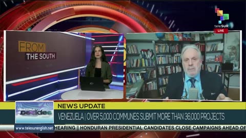 Conversation with Belen de los Santos, teleSUR, citizens choose program funding