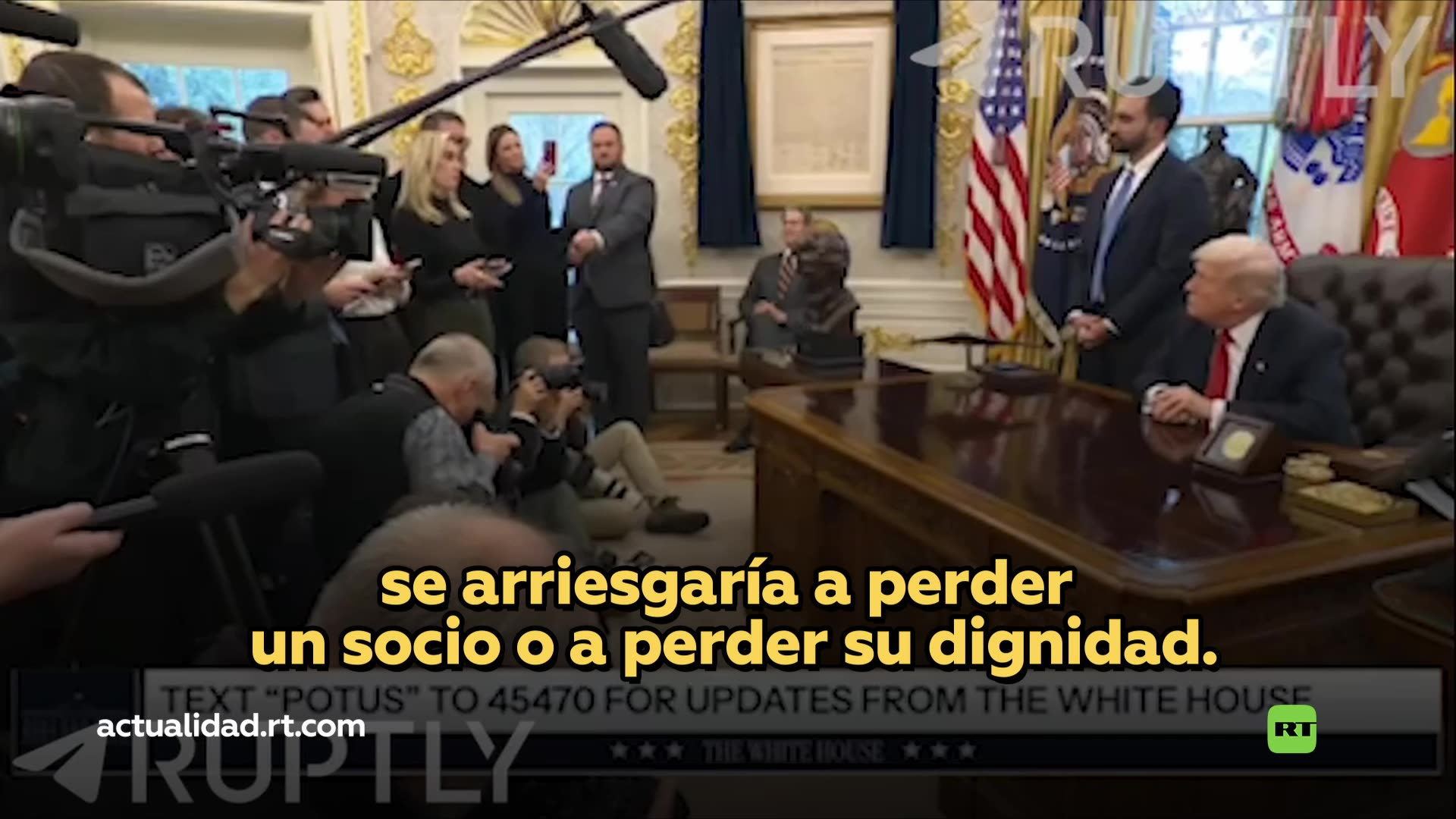 Trump: Zelenski tendrá que aprobar el plan de paz de EE.UU.