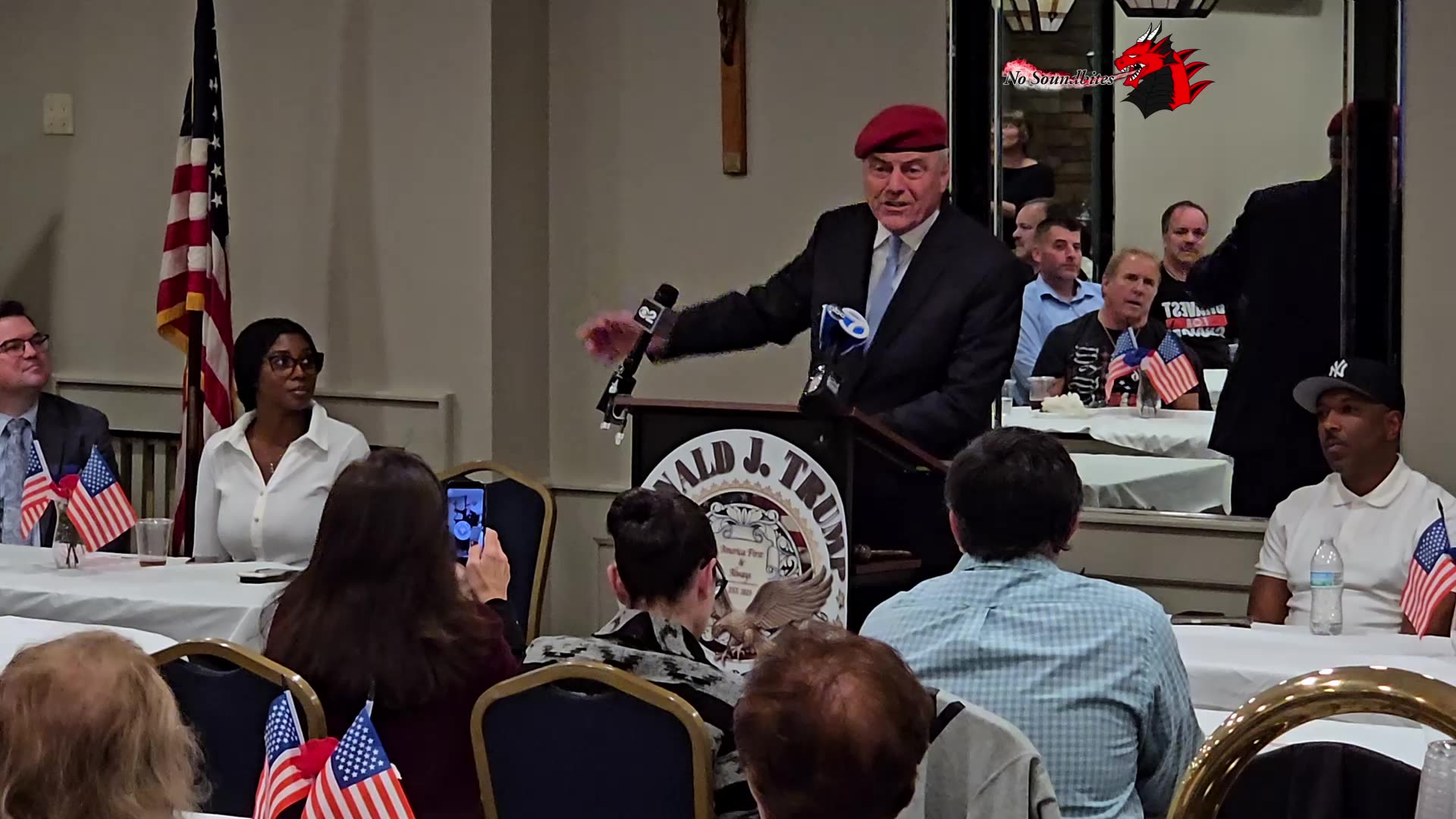 Post-Mayoral Debate #CurtisSliwa in Brooklyn NY Speaks to Supporters!