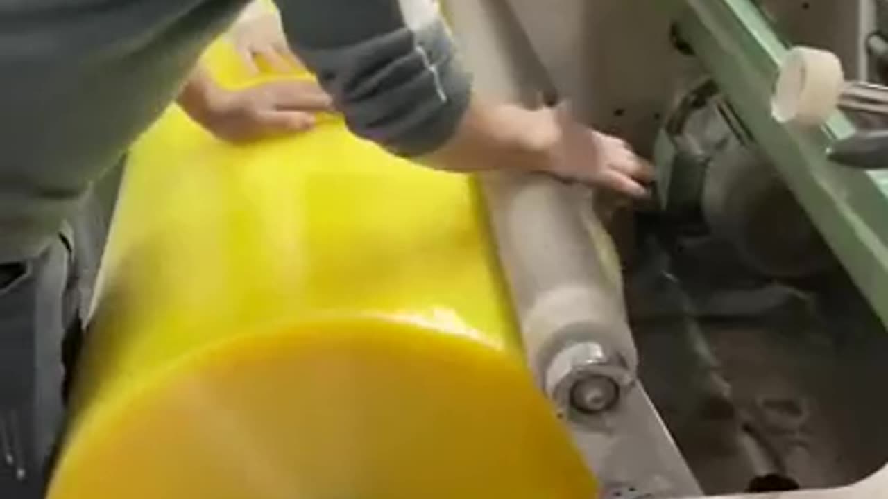 "Unveiling the Mystery: How Packaging Tape is Made in a Factory with a Making Machine!"