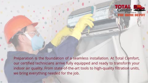 Expert Air Filtration System Installation – Professional Service by Total Comfort