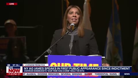 NY AG Letitia James responds to Trump after indictment